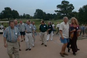 Ray Pouppirt (far left), with Jeff Rawlings behind Ray. Bob Barry in the middle. Chip and Marsha Farley at right front.